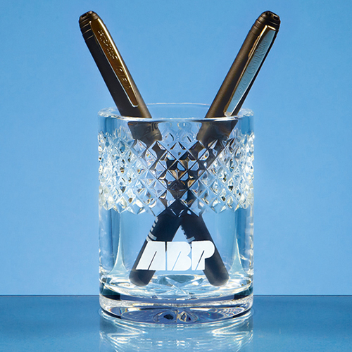 9cm Lead Crystal Pen Holder