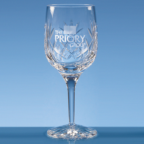 285 ml Blenheim Lead Crystal Panel Goblet