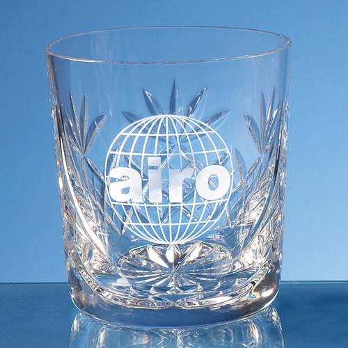 Blenheim Lead Crystal Panel Whisky Tumbler