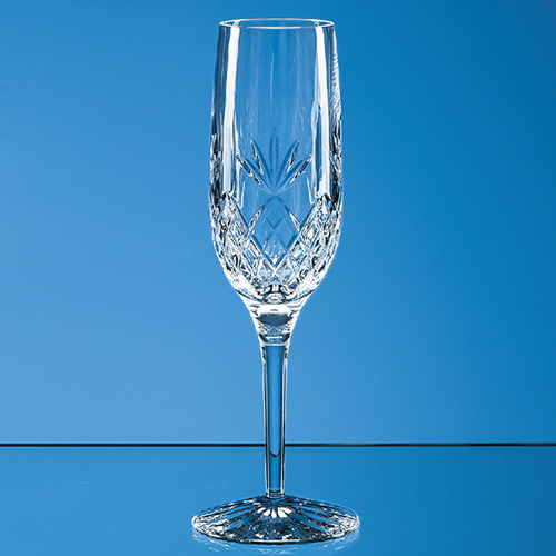 180ml Blenheim Lead Crystal Full Cut Champagne Flute