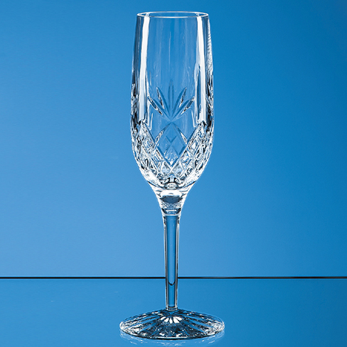 180ml Blenheim Lead Crystal Full Cut Champagne Flute