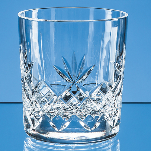 300ml Blenheim Lead Crystal Full Cut Whisky Tumbler