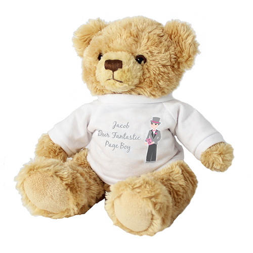 Personalised Fabulous Page Boy Teddy Bear