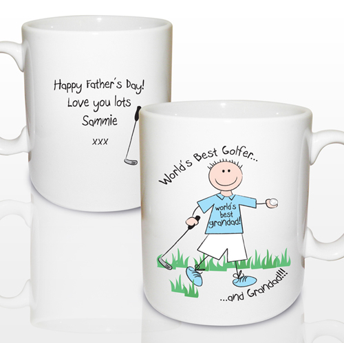 Personalised Worlds Best Golfer Mug