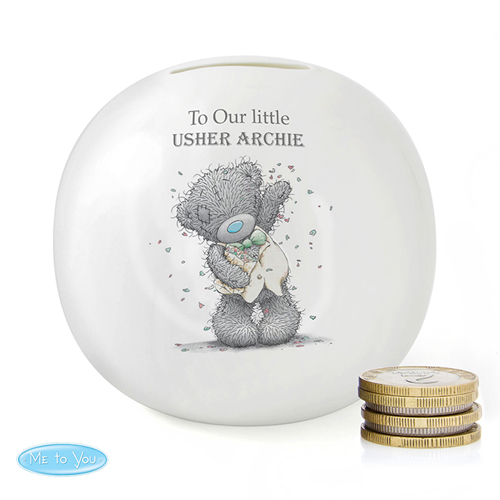 Personalised Me To You Male Wedding Money Box