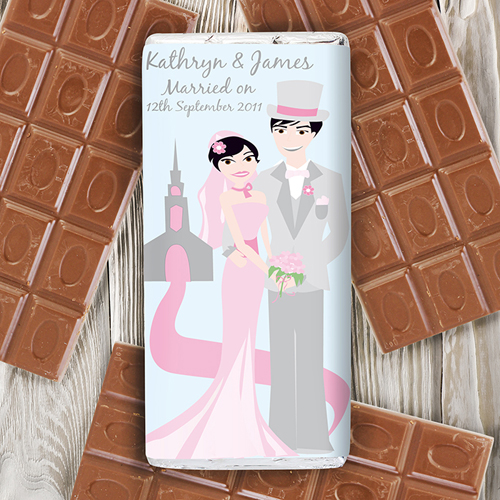 Personalised Fabulous Couple Chocolate Bar