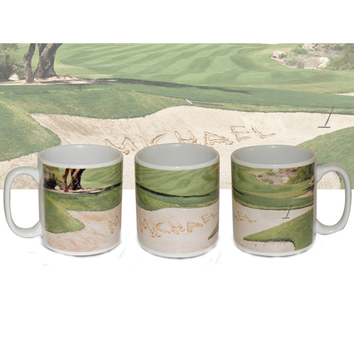Personalised Golf Bunker Mug