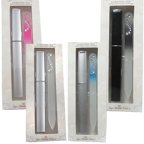 Swarovski Glass Nail File - 4 Assorted Colours