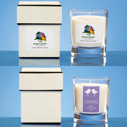 9.5cm Personalised Scented Home Candle